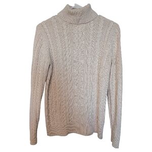 Amazon Essentials Women's Cable Knit Sweater - Beige